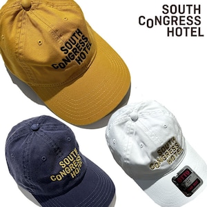 SOUTH CONGRESS HOTEL Dad Hat 　 サウスコングレスホテル オフィシャル ロゴ キャップ【18772】