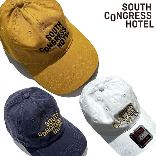 SOUTH CONGRESS HOTEL Dad Hat 　 サウスコングレスホテル オフィシャル ロゴ キャップ【18772】