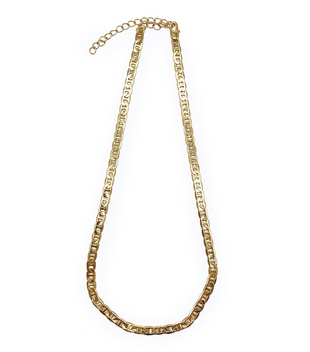 PETIT FLAT GOLD CHAIN NECKLACE ゴールド