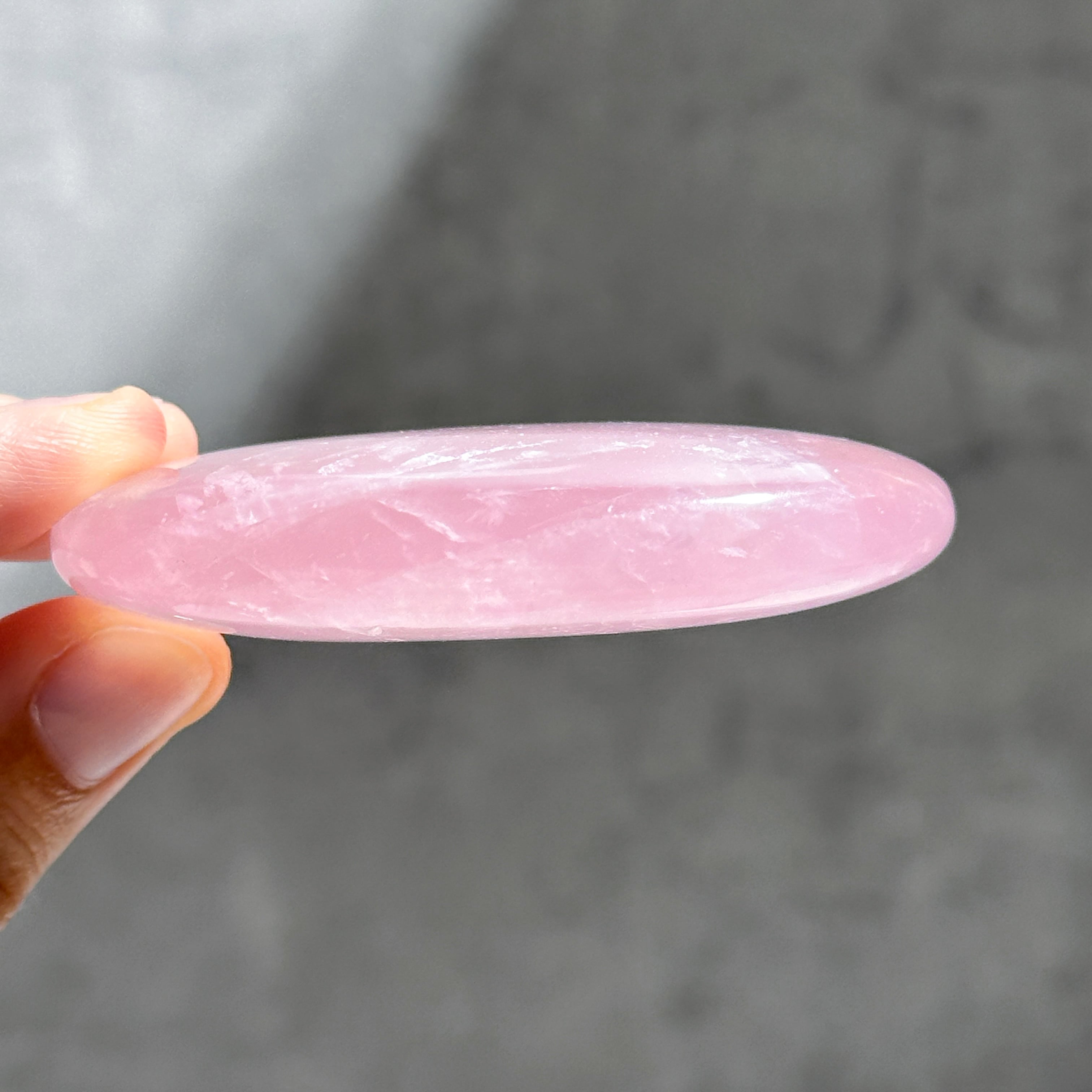 ローズクォーツパームNo.532ぷっくり♡♡ ローズクォーツ パームストーン15◇ Rose Quartz ◇ 天然石・鉱物