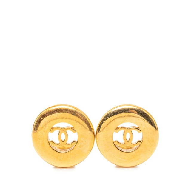 シャネル ヴィンテージ ココマーク イヤリング ゴールド メッキ レディース CHANEL 【中古】