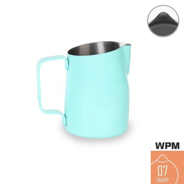 WPM ミルクピッチャー 450mL シャープスパウト (07 SHARP ) ターコイズ