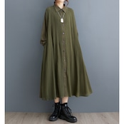 ドローストリング プリーツ ワンピース 00010