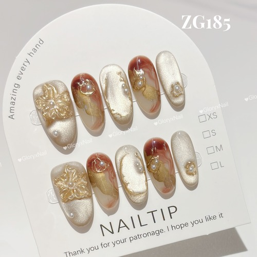 ZG185  ネイルチップ　サイズXS/S/M/L