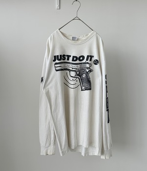 -Steel Pole Bath Tub- Vintage 90s XL Long Sleeve Print T-shirt made in USA