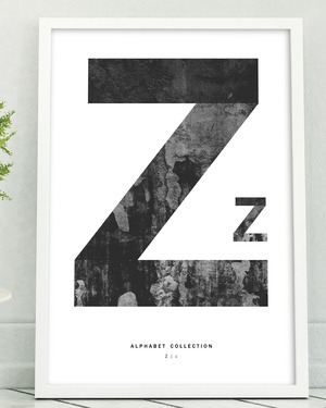 アートポスター / ALPHABET COLLECTION：Z　eb081z