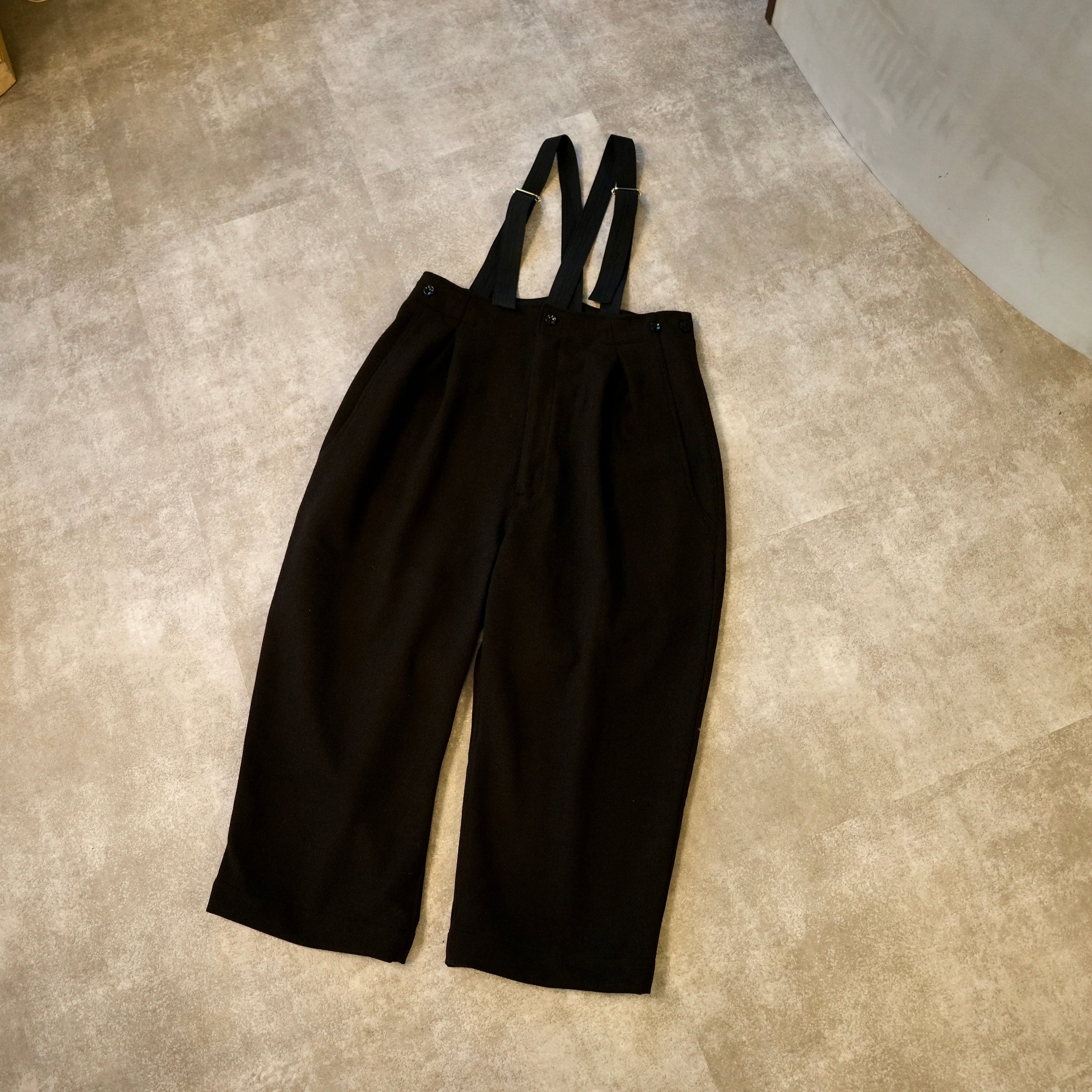 suspender pants d.brown