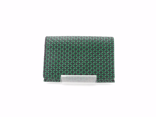 名刺入 黒/緑 七宝繋ぎ柄