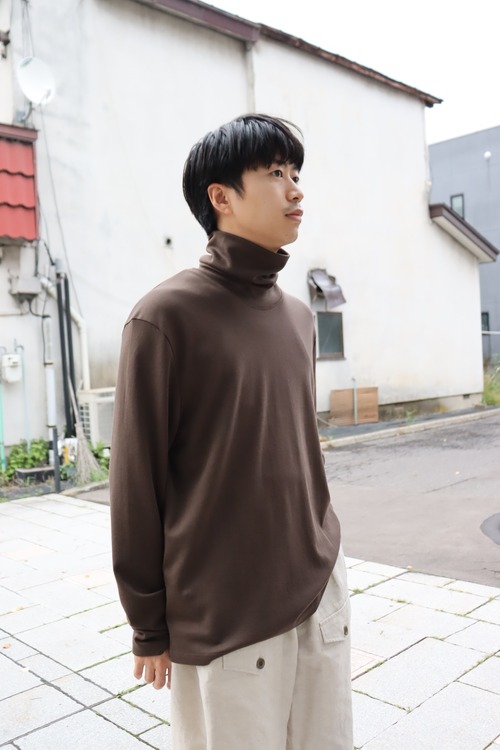 Cale " エイジングコットンスムースタートル ( Dark Brown )