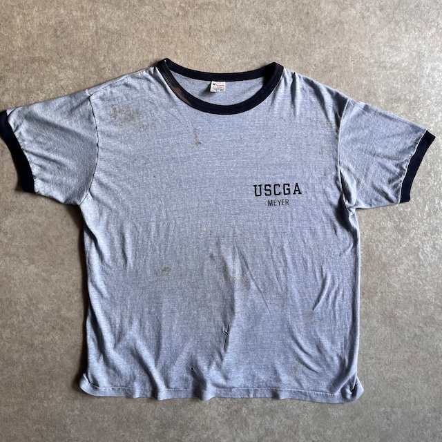1980s  Champion  Ringer Tee  XL  Made in USA　H483