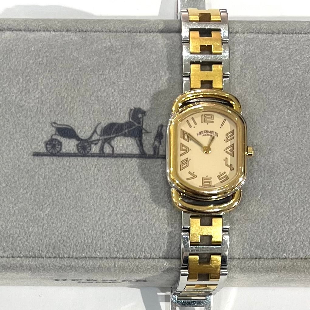 HERMÈS】【美品】3001 Rallye ラリー HERMES ヴィンテージ腕時計