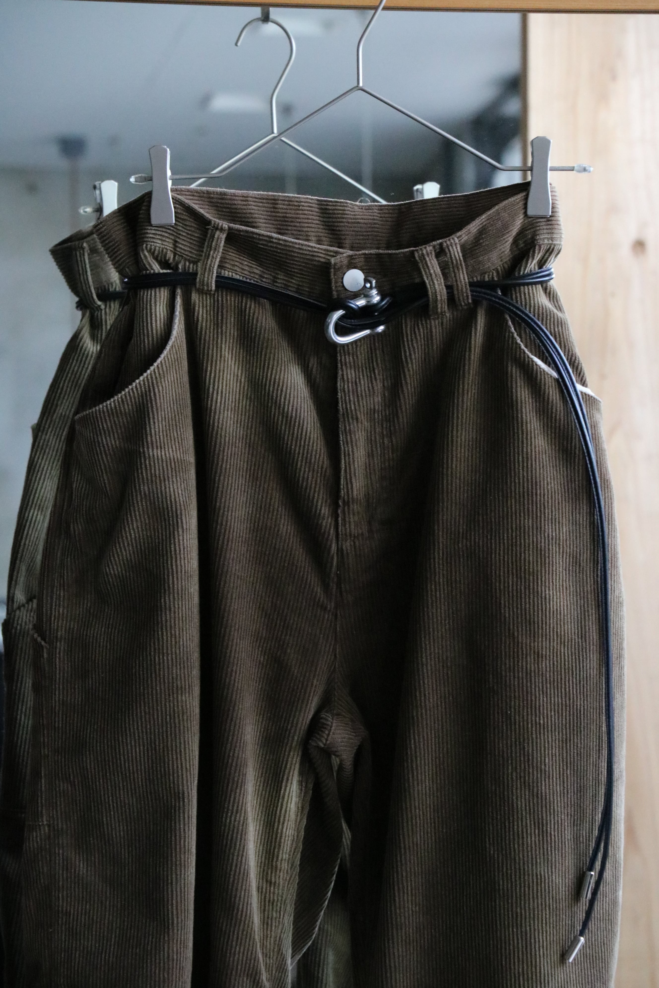 Ancellm / LEATHER ROPE BELT / ANC-GD12 / アンセルム レザーロープ