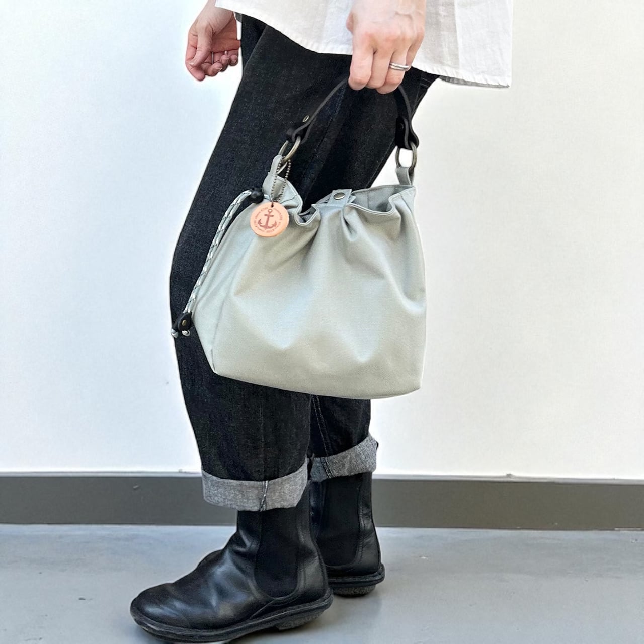 BALON mini:グレー(CORDURA 撥水加工ナイロン素材バッグ)