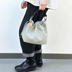 BALON mini:グレー(CORDURA 撥水加工ナイロン素材バッグ)