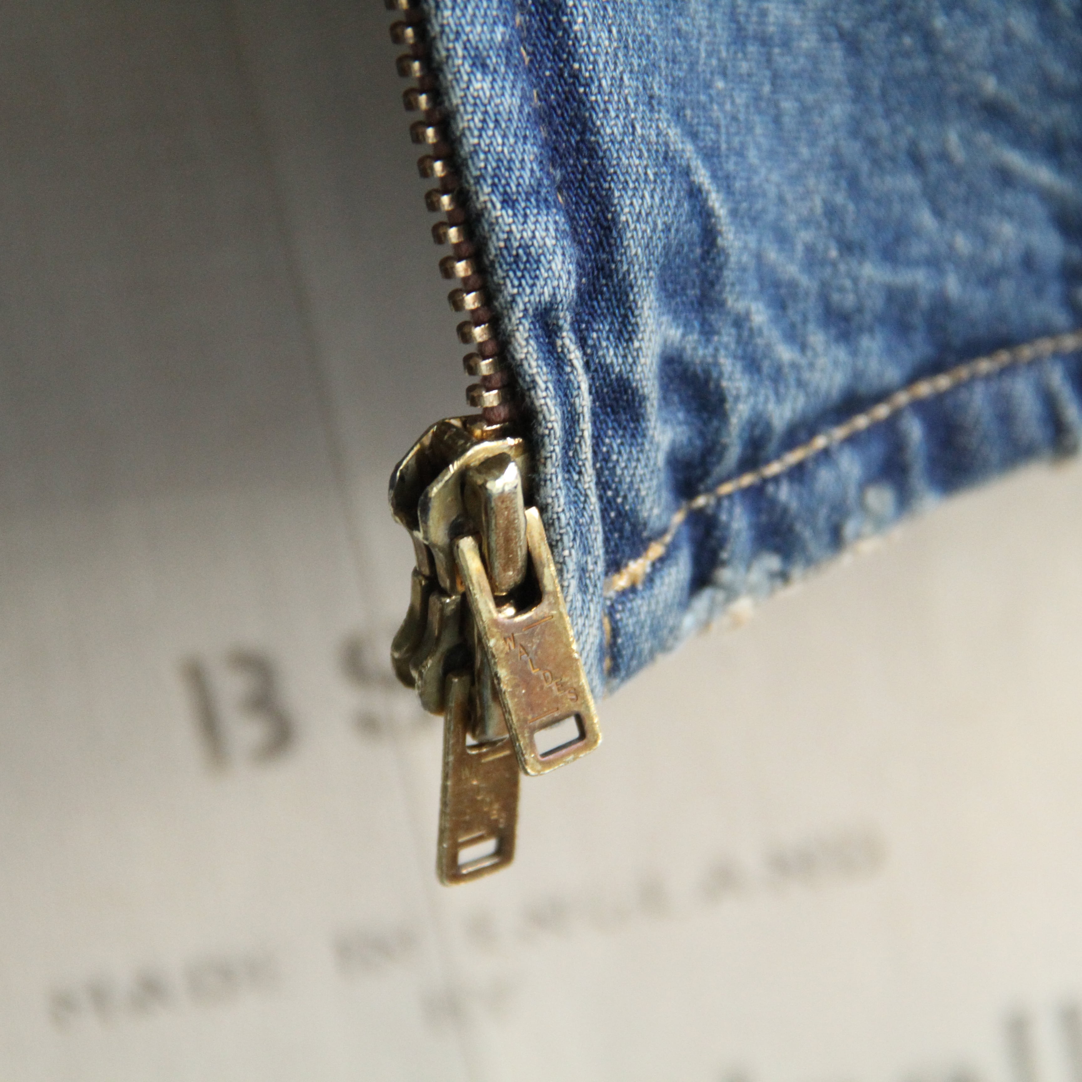 INSCRIRE Used Denim Zip Up Blouson | Terminal