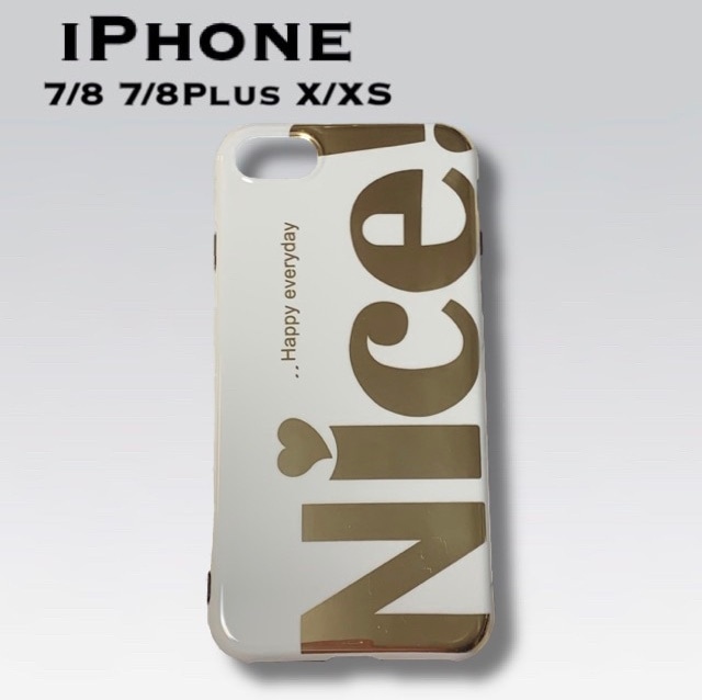 【新品】Nice! ロゴ ミラー iPhone ケース
