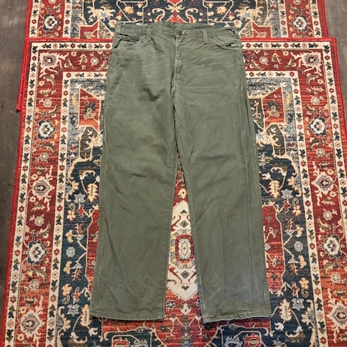 00s Dickies ペインターパンツ ワークパンツ W38 L30 ダック地 W92cm カーゴパンツ スミクロ ヴィンテージ ディッキーズ アメカジ 90s