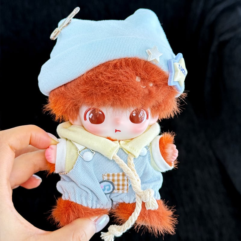 Dimooぬいぐるみ用 カジュアル パーカー+サロペット+星柄帽子 着せ替え
