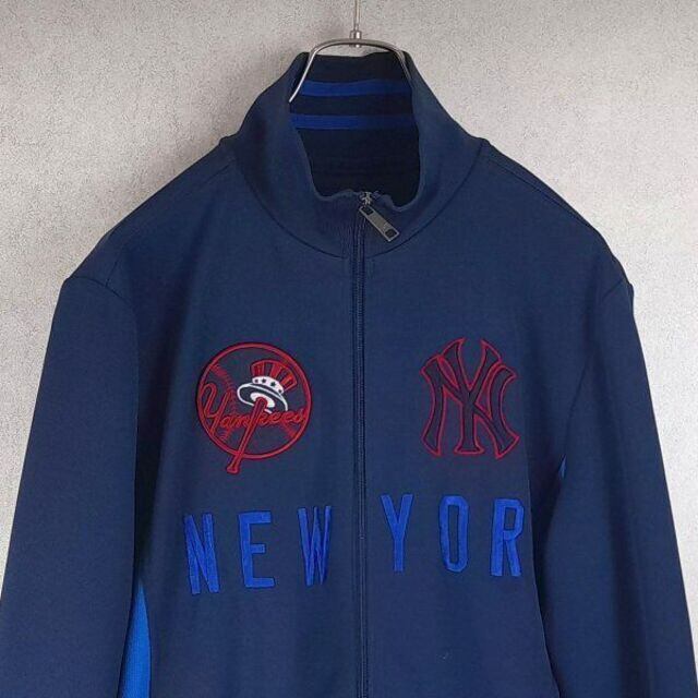 MLB e015 ニューヨークヤンキース トラックジャケットジャージ 刺繍