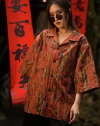 Bamboo leaf shirt 2color 【G1138】