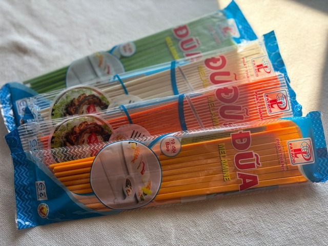 【ベトナムメラミン製箸10膳セット】