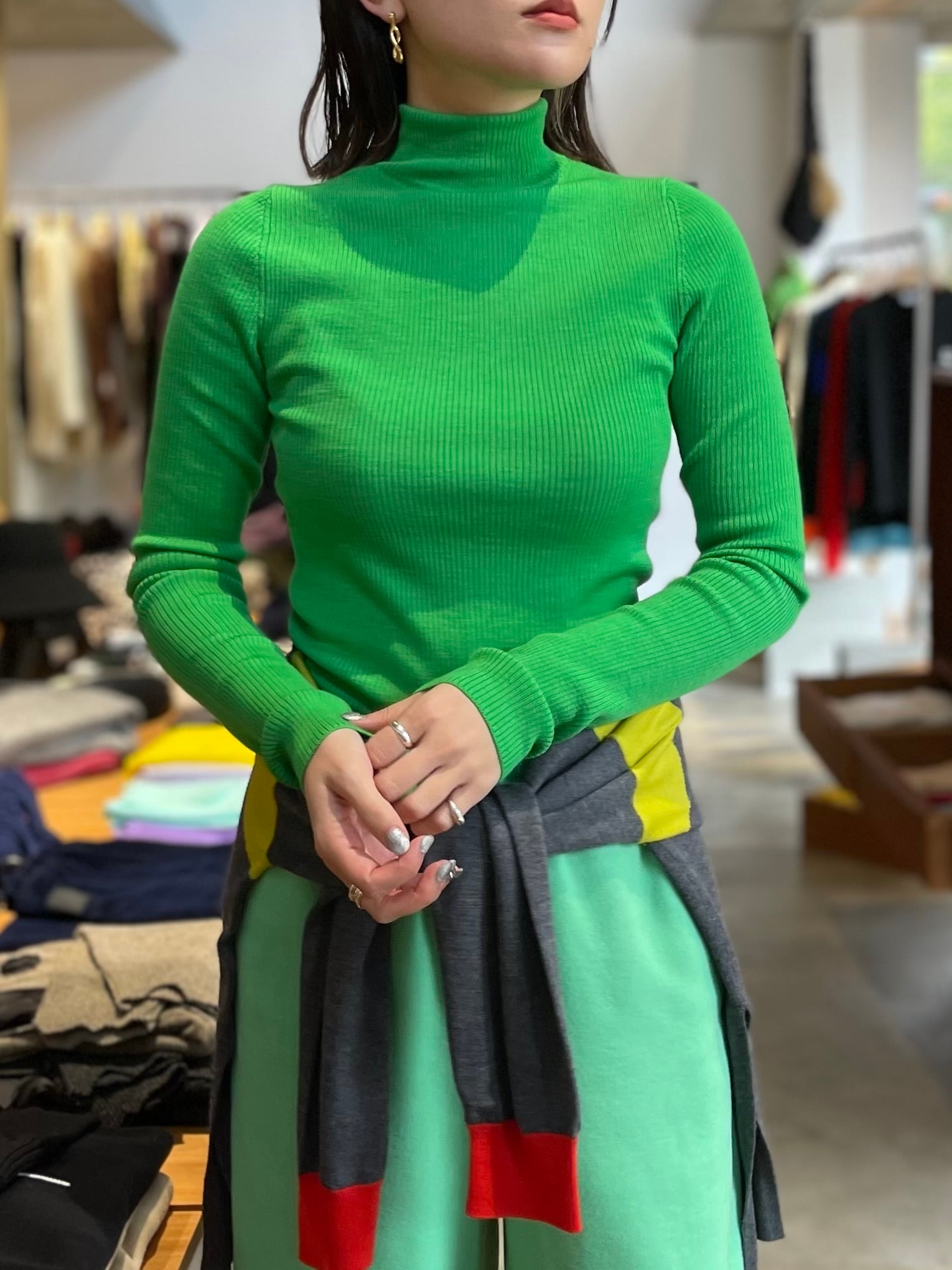 ENFOLD エンフォルド / HIGH-NECK PULLOVER | TRENTオンラインショップ  