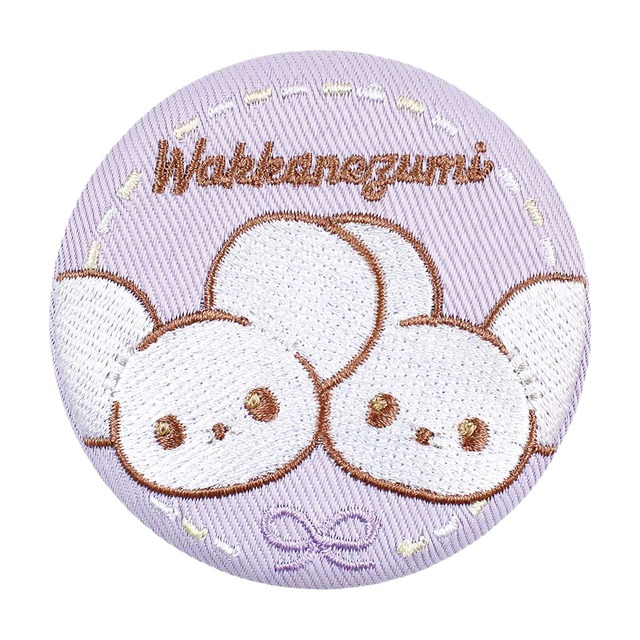 ポケピース刺繍缶バッジ ワッカネズミ(5257648)