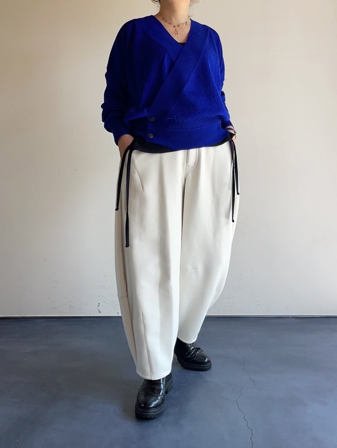 Robes&confections 13oz Denim Jersey Brushed Lining Barrel Robes&confections 13oz Denim Jersey Brushed Lining Barrel