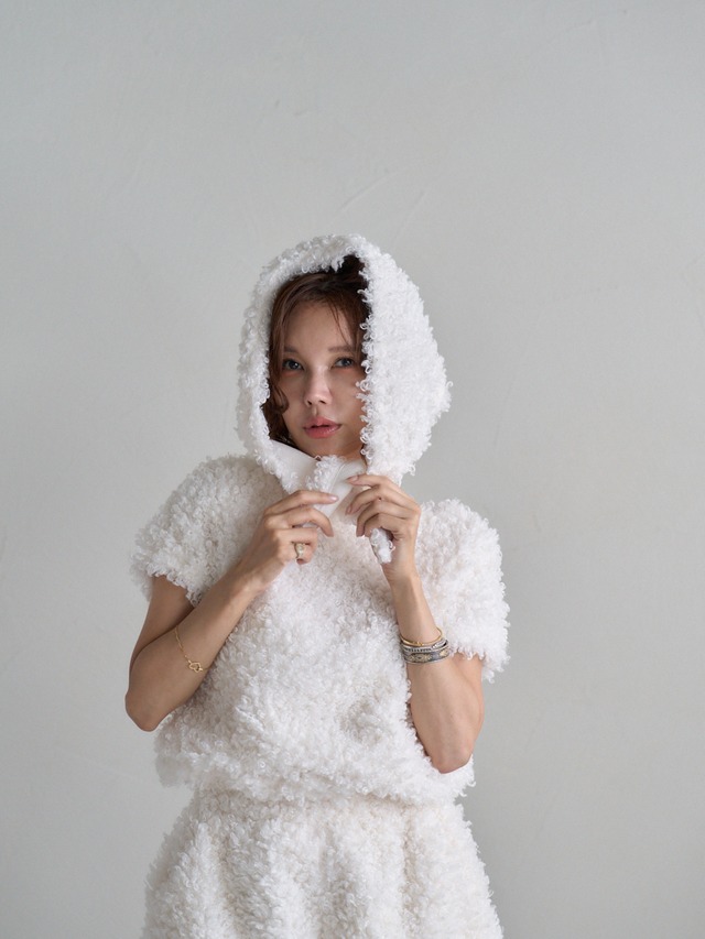 【新商品!!】Curly Fartop Short	カールファートップス ショート☆決済から1週間前後に順次発送いたします!!