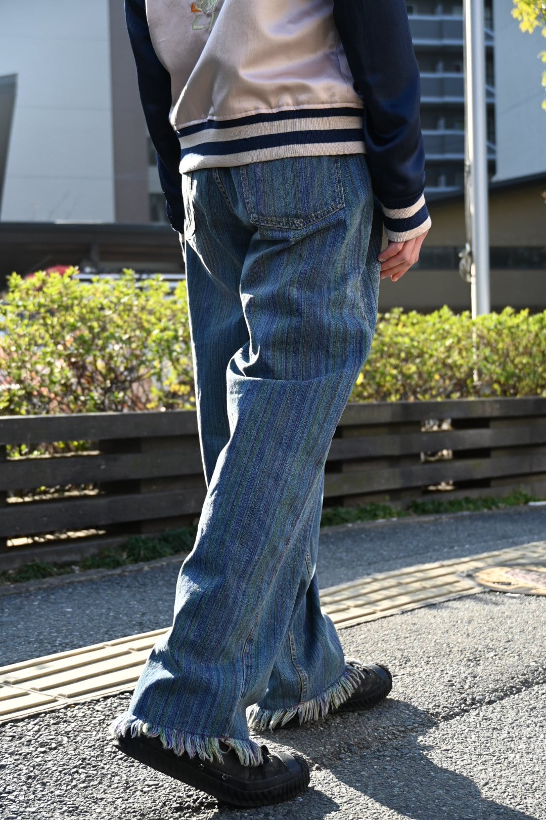 24SS PARATRAIT (パラトレイト) / RAINBOW NOISE DENIM PANTS  