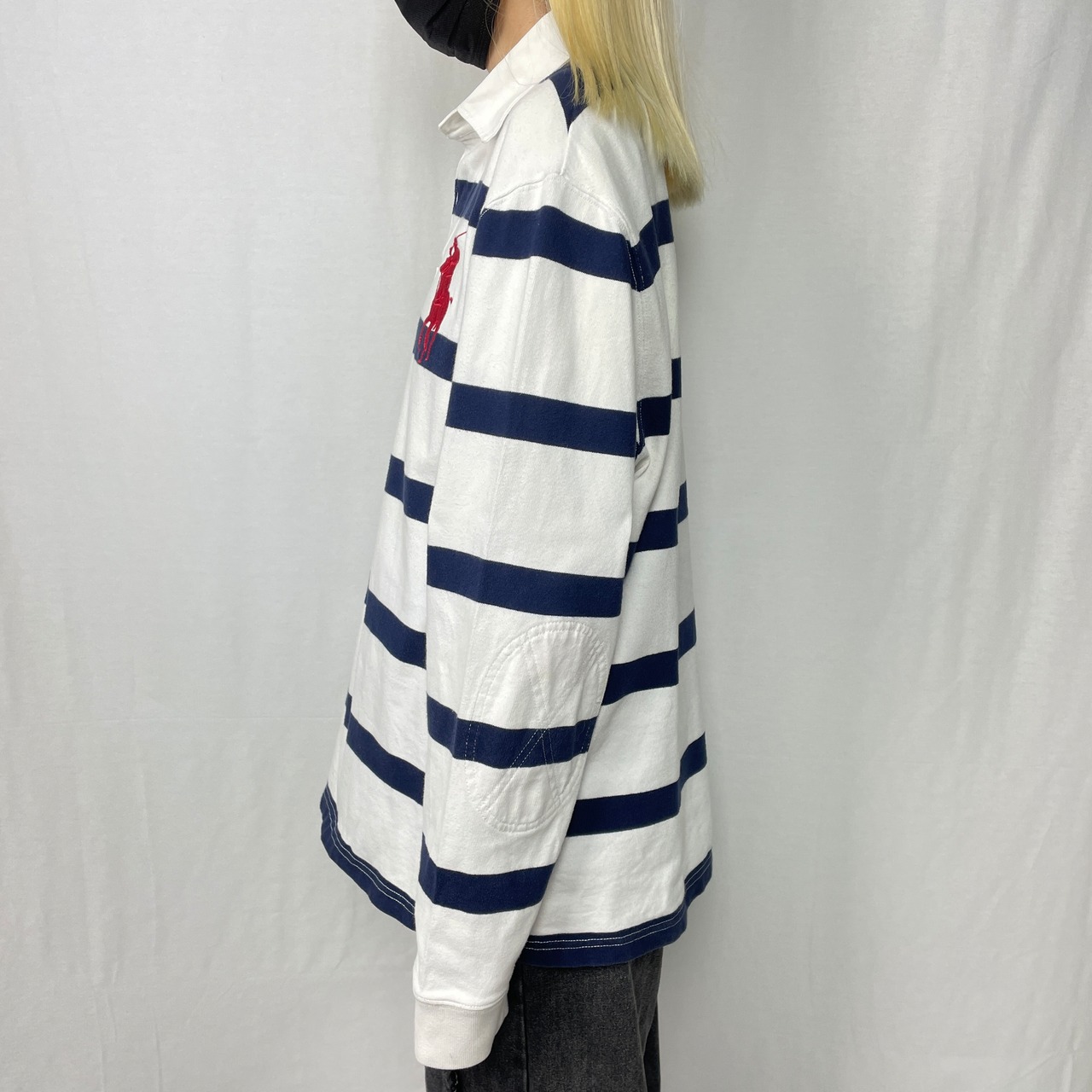 Polo by Ralph Lauren ポロバイラルフローレン ボーダー エルボー 