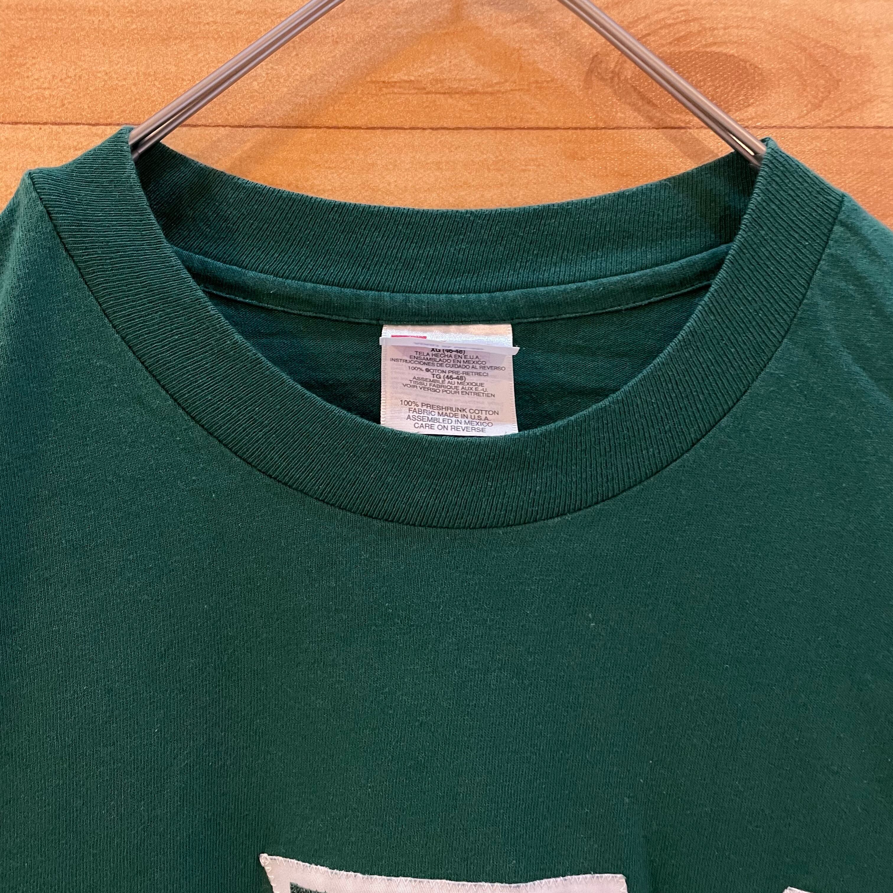 Hanes】90s USA製 Tシャツ 刺繍ロゴ XL ビッグサイズ ヘインズ