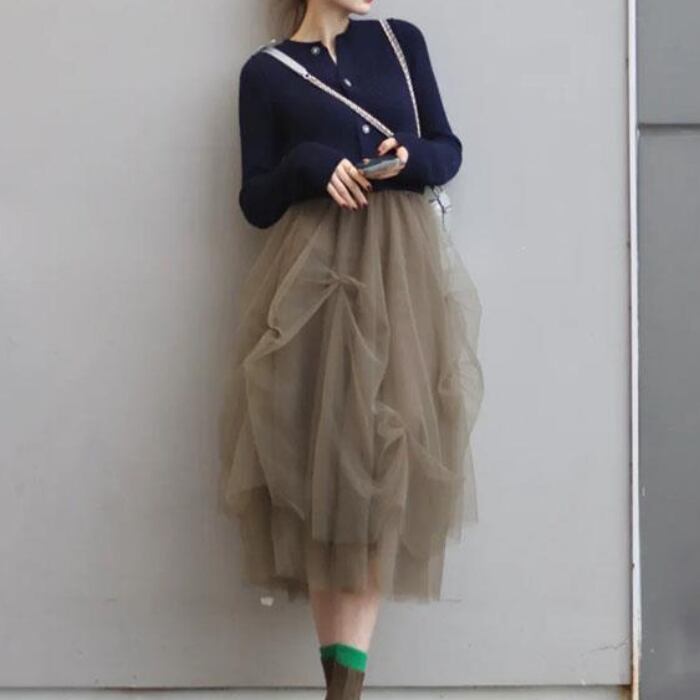 エレガントチュール カーディガン セット 3412833