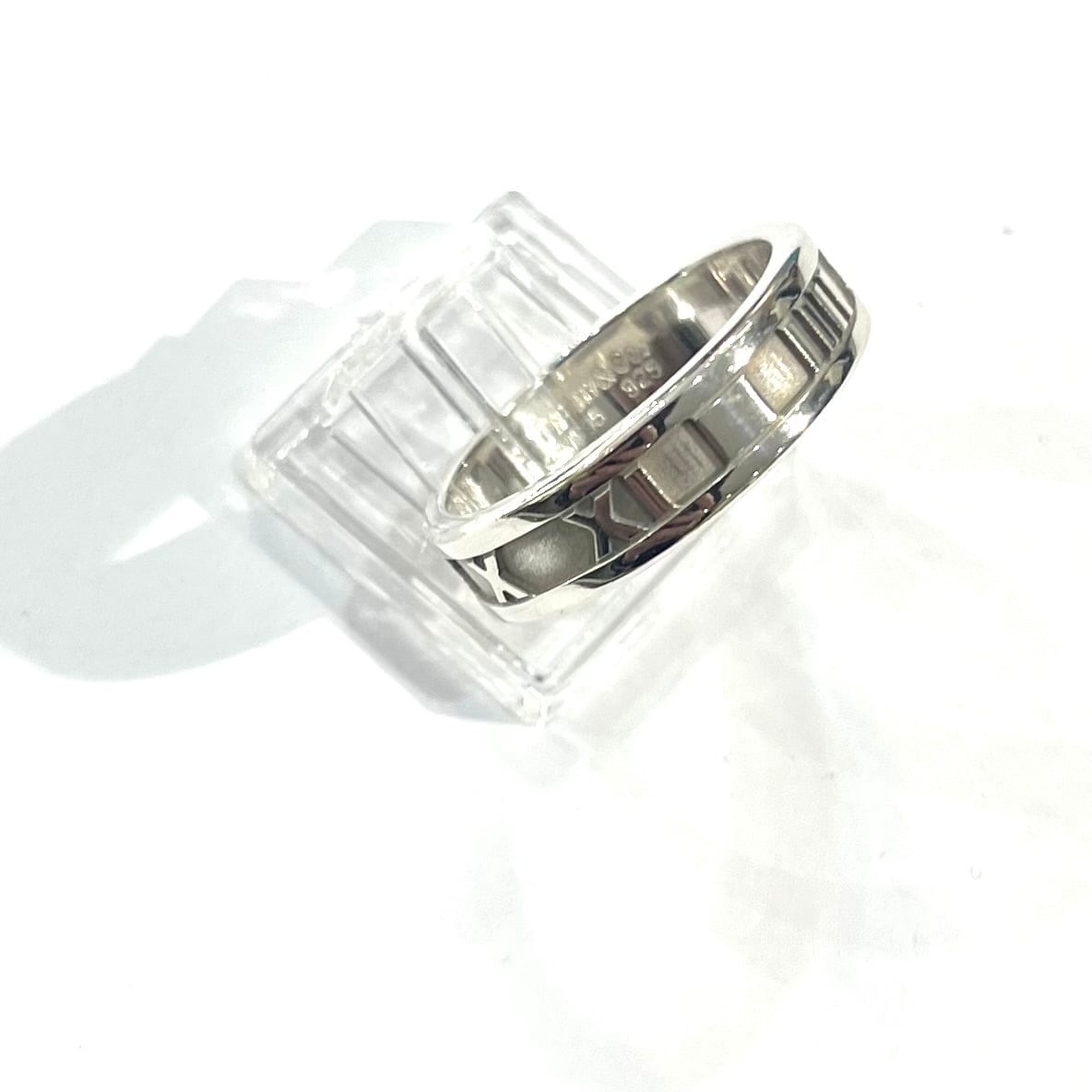 TIFFANY&CO】【21号】2634 時を纏う シルバー925号アトラスリング指輪