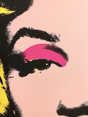 アンディ・ウォーホル「マリリン・モンロー(ホットピンク)1967」展示用フック付大型サイズジークレ ポップアート 絵画 Andy Warhol