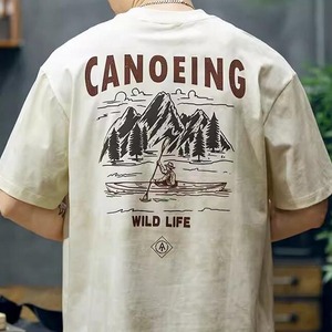 bag graphic print loose t-shirt A0330