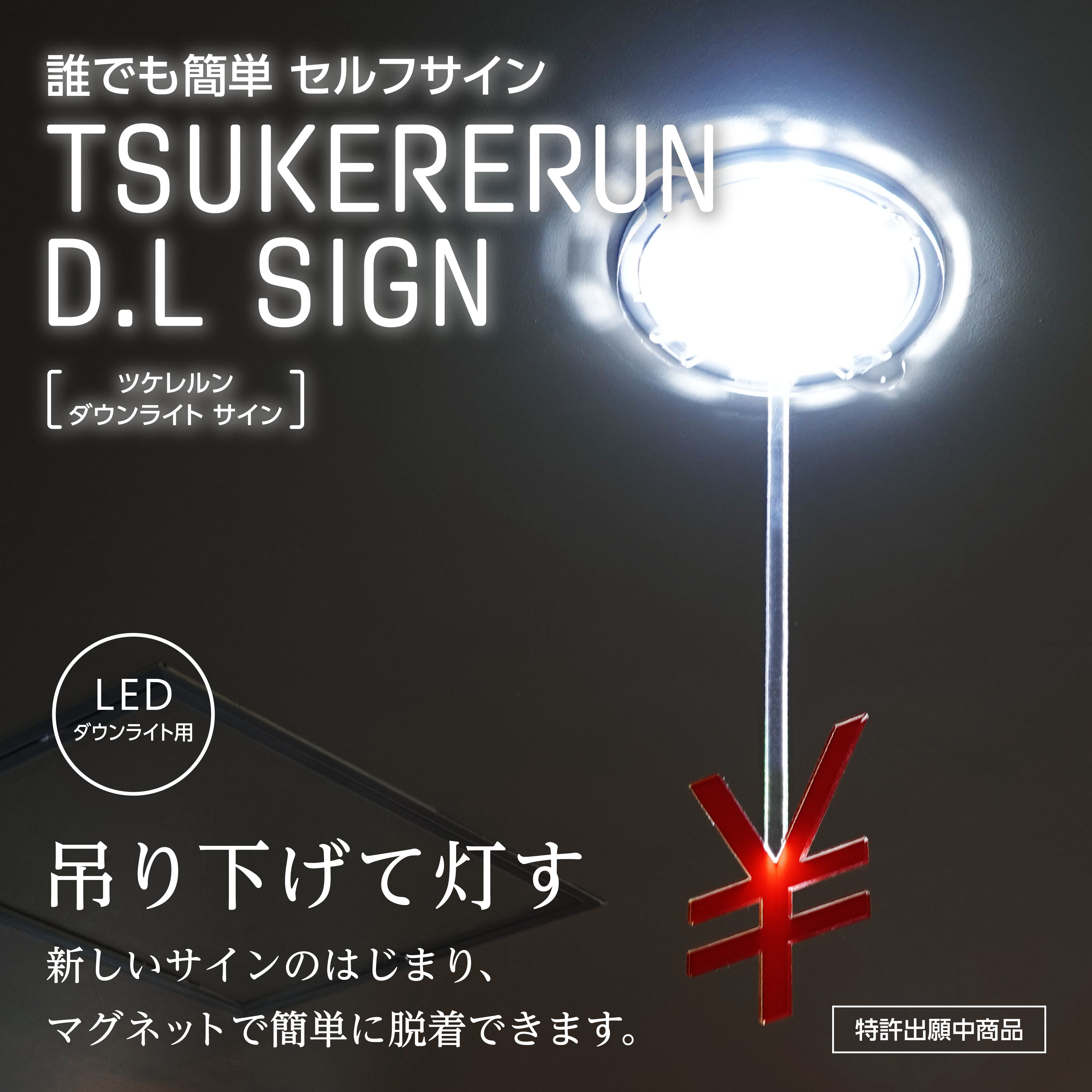 ダウンライトサイン トイレ-B（LEDライト専用） dls-0013 | nishizaki
