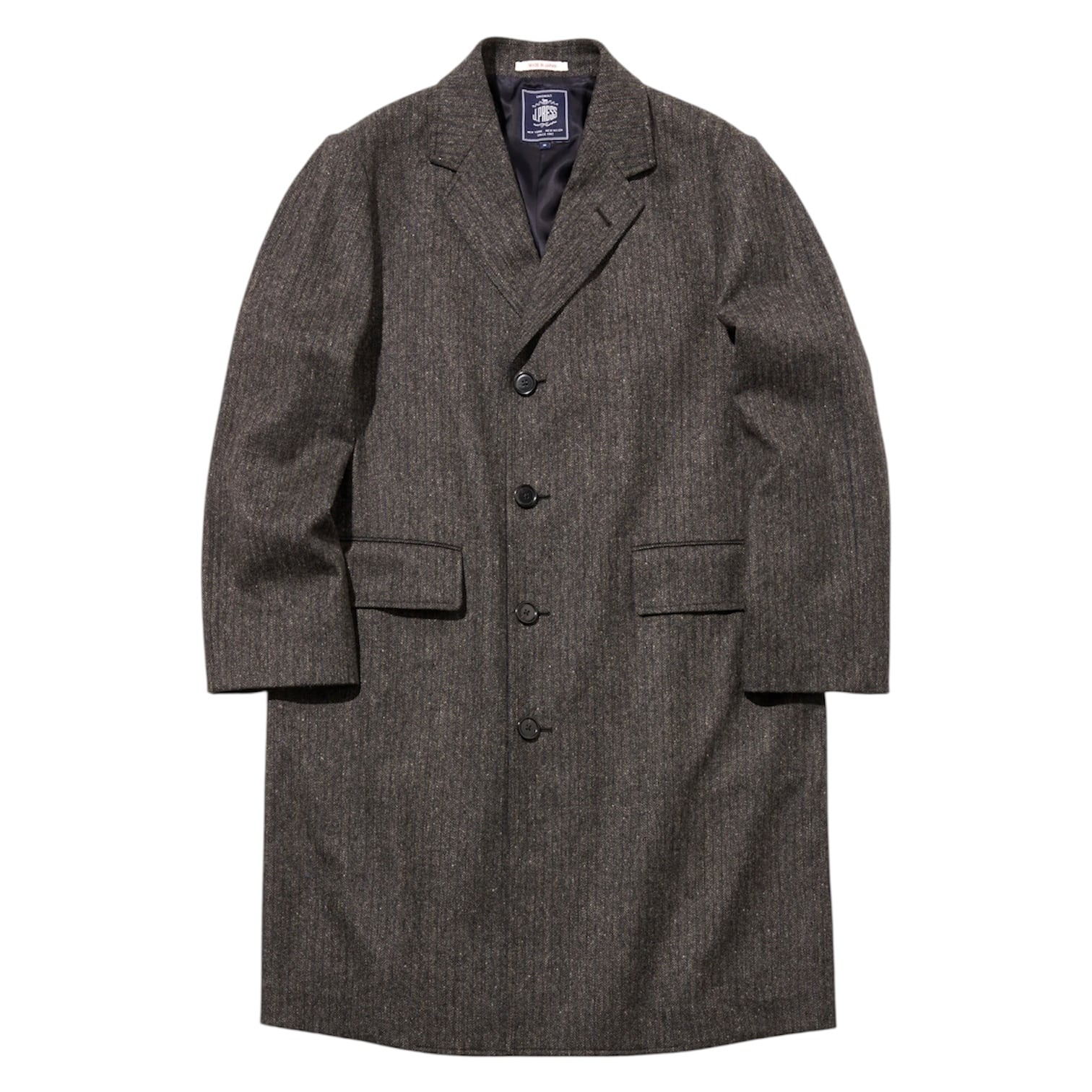 J.PRESS SINGLE CHESTERFIELD LAMBS TWEED Gray | 【FLAGS】メンズ