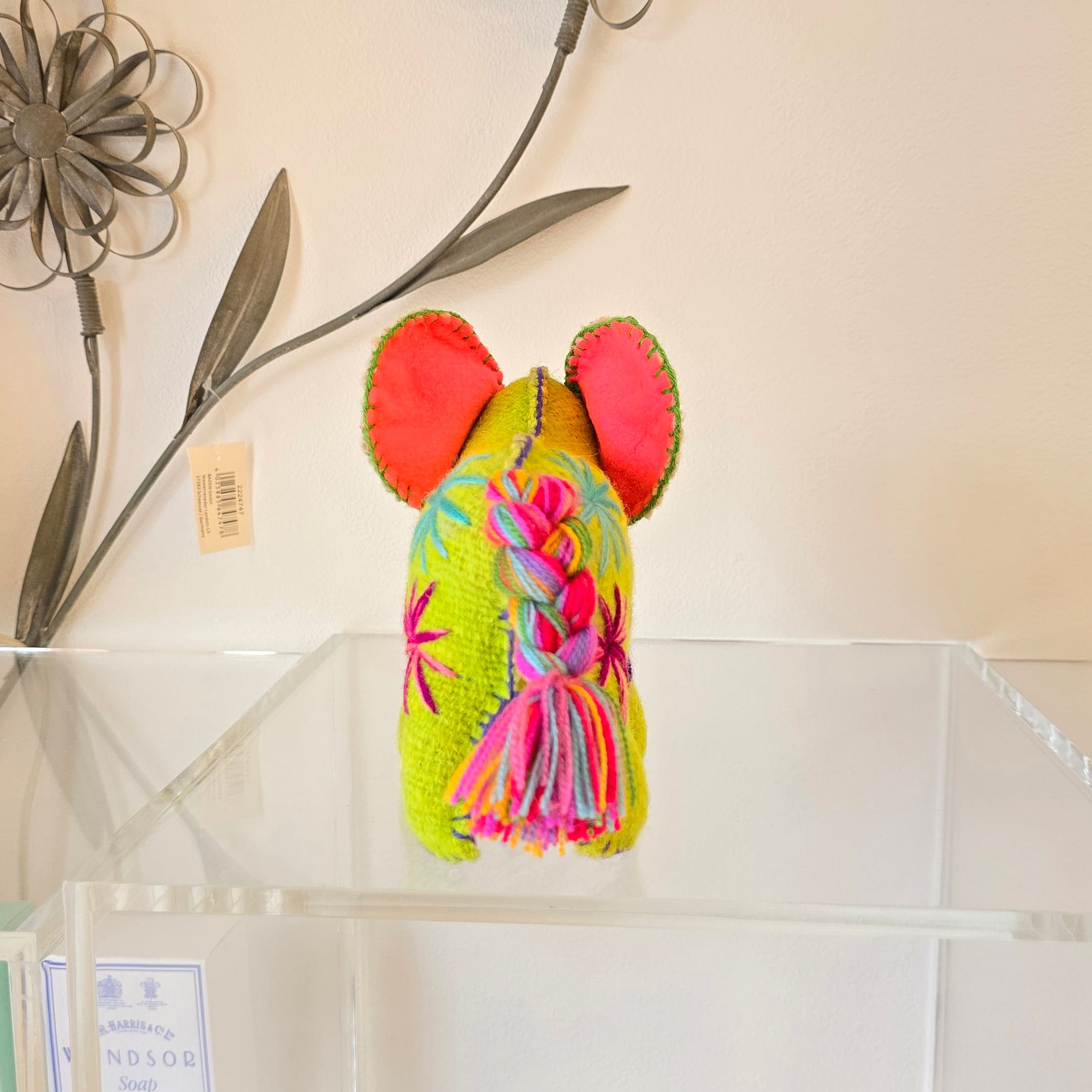 メキシコ直輸入】ハンドメイドぬいぐるみ ANIMAL PARADISE ELEPHANT