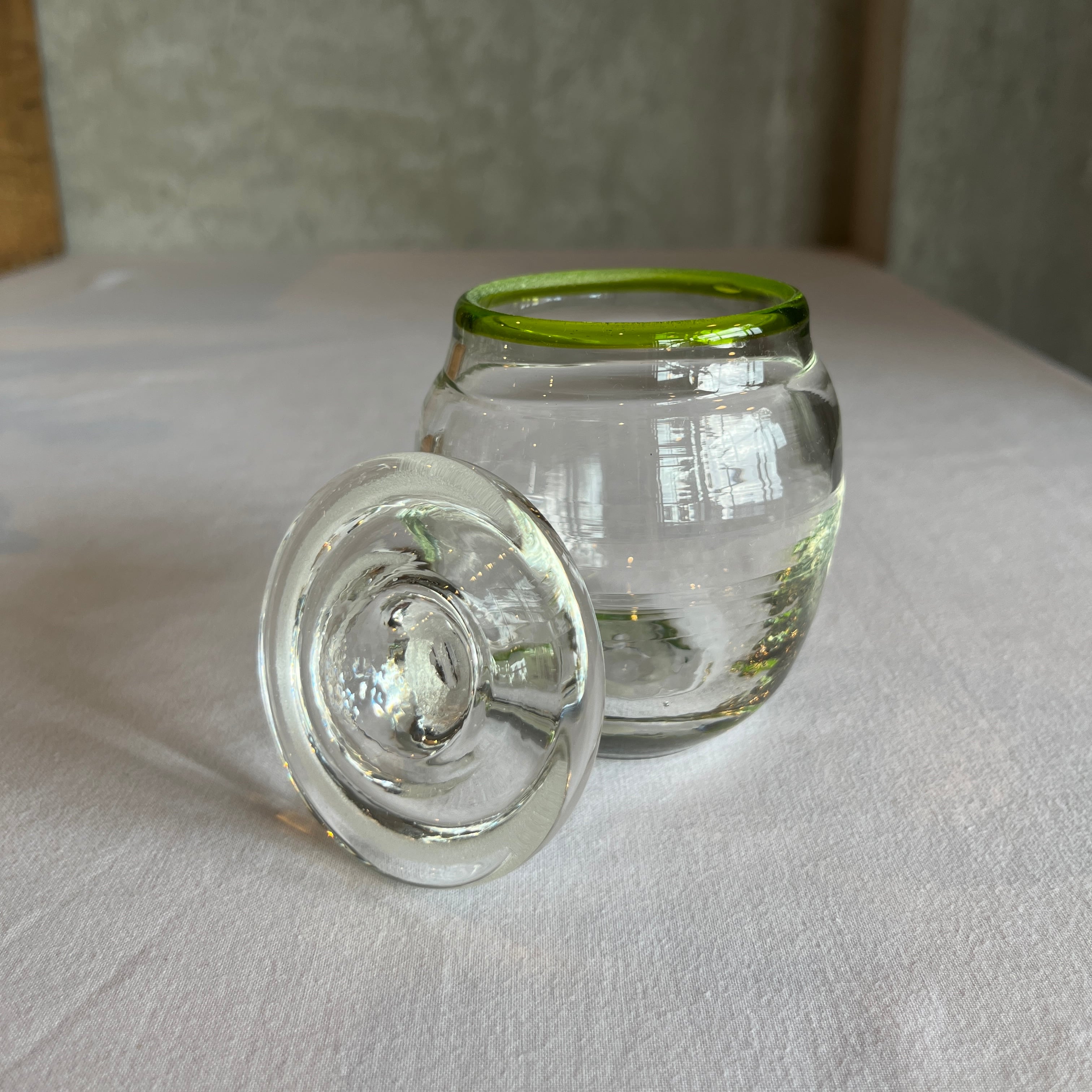 森永 豊 丸蓋物 ひわ