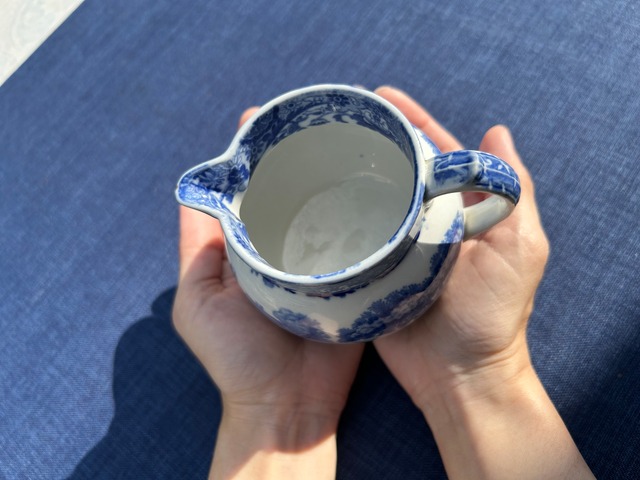 SPODE社　Blue Italian　ミルクピッチャー（コープランドスポード期）