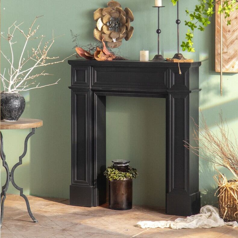 マントルピース ヨーロッパ風 レトロ調 木製 おしゃれ かわいい