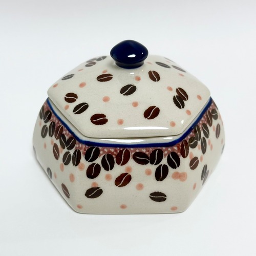 コーヒー豆柄　小物入れ