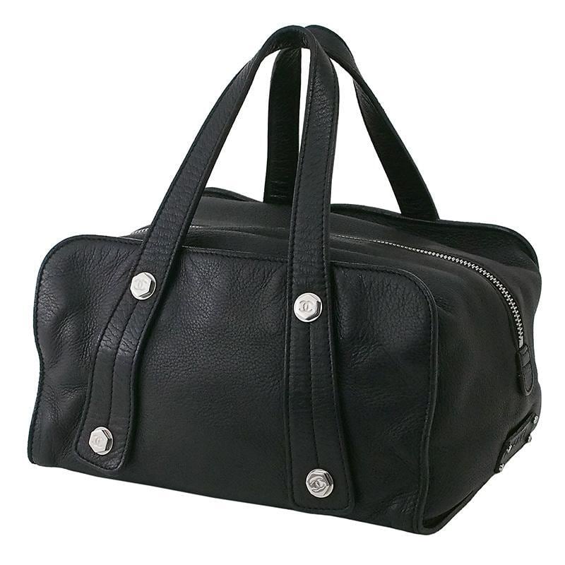 シャネル CHANEL ココマーク ミニボストン ブラック レザー A29316 シャネル CHANEL ココマーク ミニボストン ブラック レザー A29316