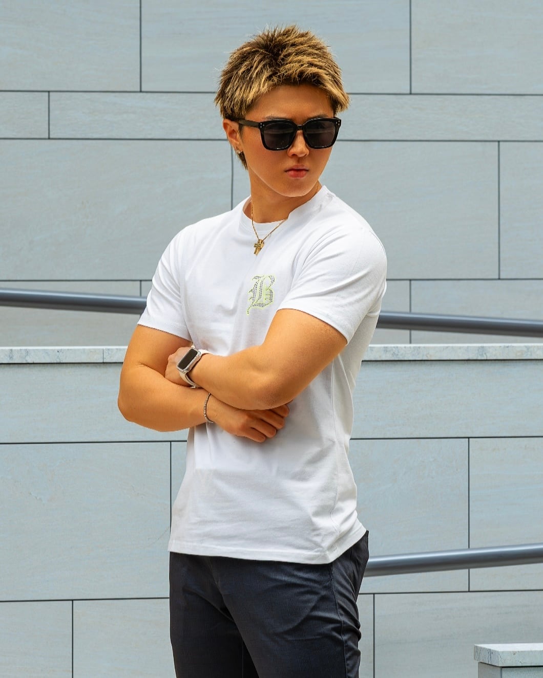 BELINDA RHINE STONE SHIRT【BB24028】 | BELINDA OFFICIAL