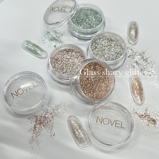 Glass shary glitter