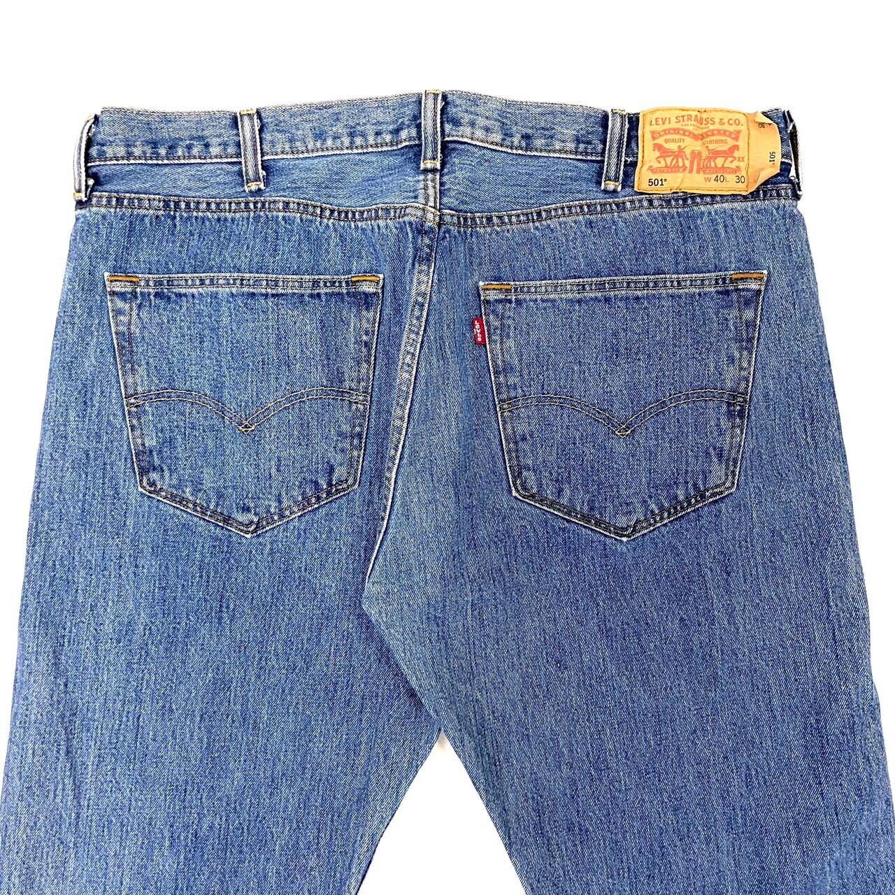 Ｌevi's501デットストックストレートデニム ブルー【古着】Ｗ40 Levi's501デットストックストレートデニム ブルー【古着】W40 Levi