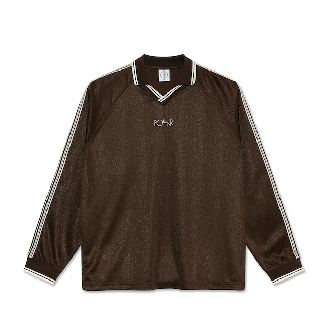 POLAR / DAVIE LS SHIRT / CHOCOLATE:IVORY