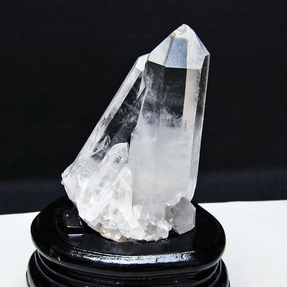 水晶 クラスター マダガスカル産 台座付属 水晶 原石 一点物 182-9378