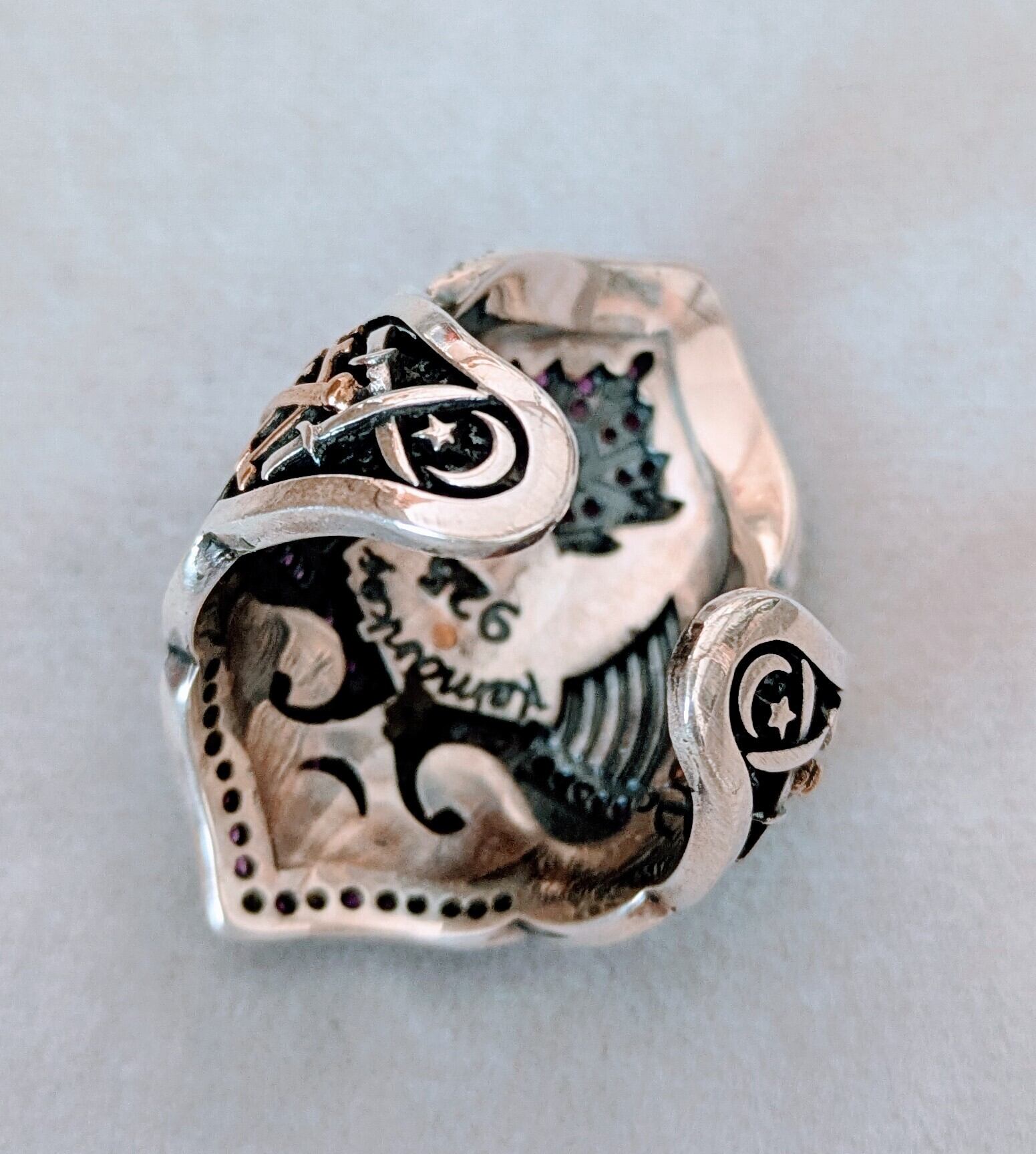 メンズ ハンドメイド リング（双頭の鷲）925silver | HAYAT TURKISH STYLE